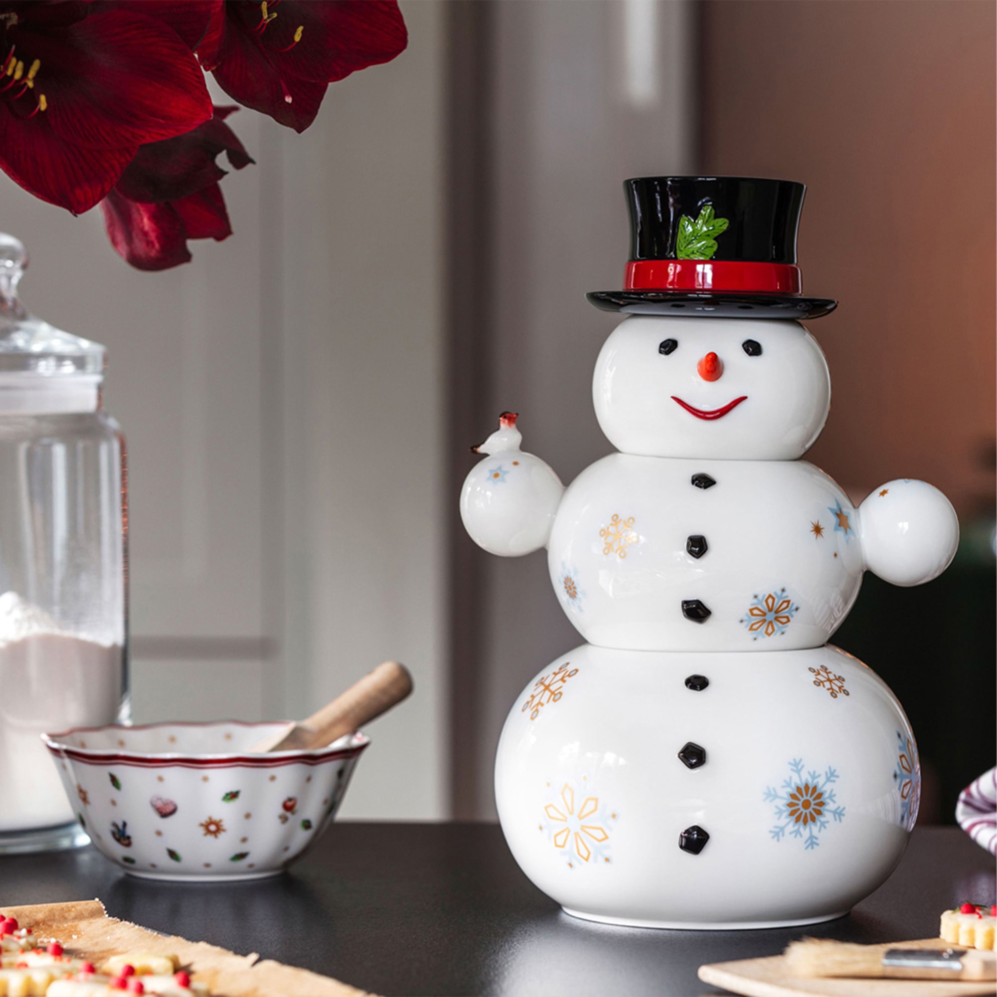 未開封　Villeroy & Boch 雪の中のオーナメント Villeroy & Boch Christmas Toys Memory Snowman Jar | Kitchen Warehouse